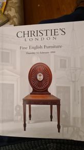 Christie's London Fine English Furniture 1999 Catalogue. In Very Good Condition.