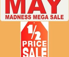 May Madness - Half Price Sale - 50% Off - Sale Ends Soon