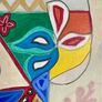 Framed Original Art Cubist Folk Art Original Gift Image 10