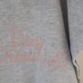 Grey Tie front Tee Shirt Size 11-12 years Image 3
