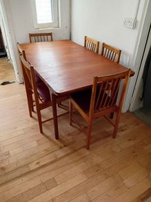 mcintosh t3 mid century  teak dining tom robertson