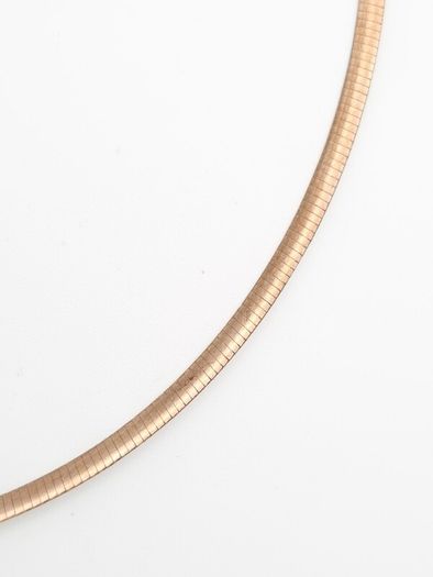925 Sterling Silver Herringbone Chain Choker