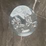 Vintage Clear glass paperweight Image 4