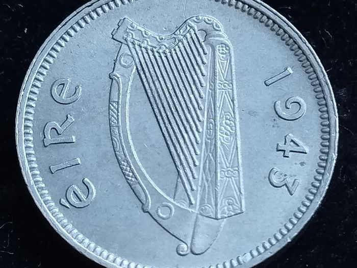 Ireland - 1943 - 3 Pence - Hare - AU - KM.12a - [2715]