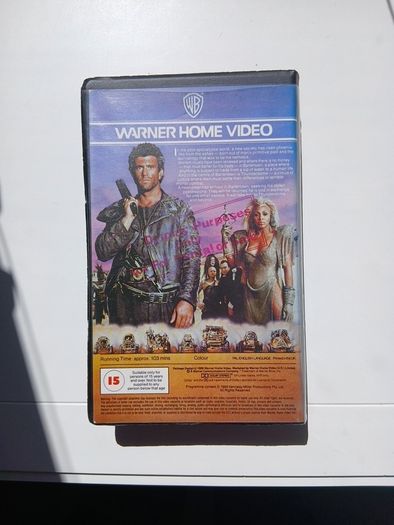 Mad Max Beyond Thunderdome VHS Tape.
