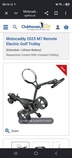 Motocaddy 2025 M7 Remote Electric Golf Trolley