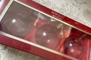 Vintage Marquis by Waterford Baubles Christmas Celebrations Ornaments Set of 3