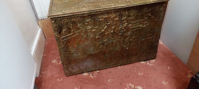 Brass Coal Box