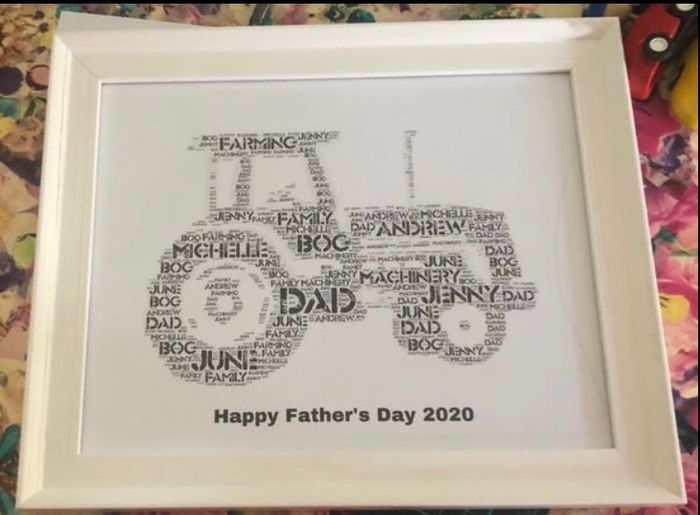 Personalised Father's Day frame
