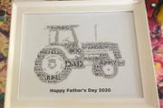 Personalised Father's Day frame