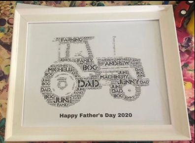 Personalised Father's Day frame