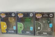 Funko Pop! Marvel Art Series  Infinity Saga &amp; Black Panther (Set of 3)