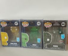 Funko Pop! Marvel Art Series  Infinity Saga & Black Panther (Set of 3)