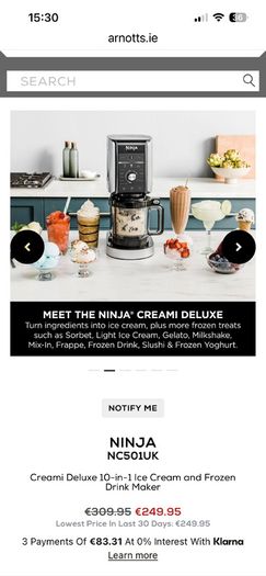 Ninja Creami Deluxe 10-in-1 Ice Cream and Frozen Drink Maker