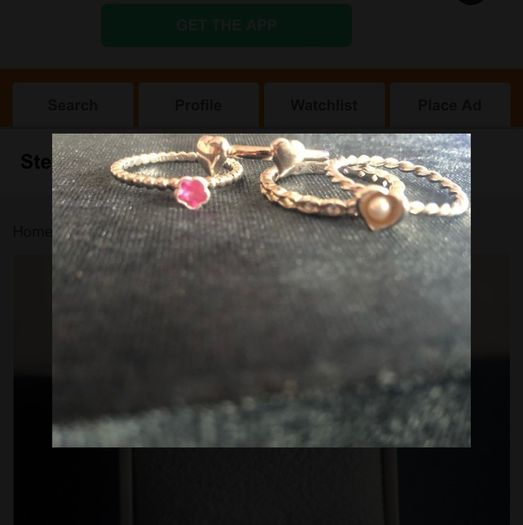 Sterling silver HHN designer ring