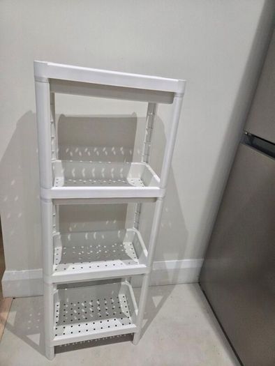 ikea vesken shelf unit, white