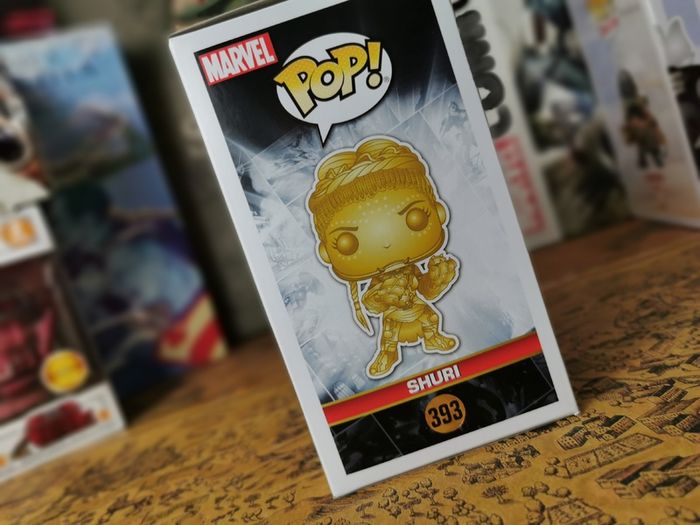 Shuri Gold Chrome ! 2018 Fall Exclusive Convention ! Limited Edition ! Funko POP Vinyl Figure ! Black Panther !