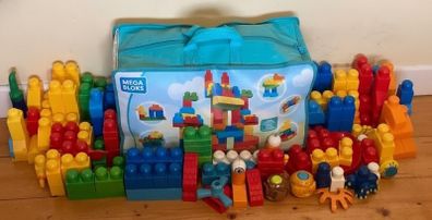 Mega Bloks First Builders Big Bundle, Complete Set with Storage Bag