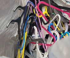 Large bag of kids' hangers - some adults