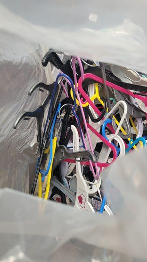 Large bag of kids' hangers - some adults