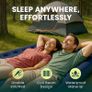 Green Haven Double Airbed with Electric AC Pump Inflatable Mattress for 2 with Waterproof Flocked Top Quick Setup Blow Up Bed for Camping & Guest Use Image 4