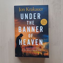 Under the Banner of Heaven by Jon Krakauer (True Crime Murder Mystery Paperback 2022)