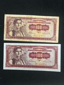 Banknotes from Yugoslavia 1955