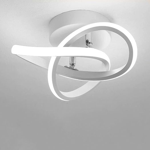 LED Ceiling Lights, 22W Creative Flower Shape Ceiling Light, Balcony Aisle Ceiling Lamp, Home Corridor Porch Ceiling Lights Cloakroom Lamp, Cool White 6500K Ceiling Chandelier