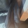 FREE - Natuzzi Black Leather 2 Seat Sofa Image 3