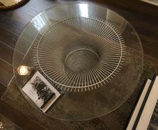 Vintage Glass Coffee Table