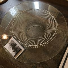 Vintage Glass Coffee Table