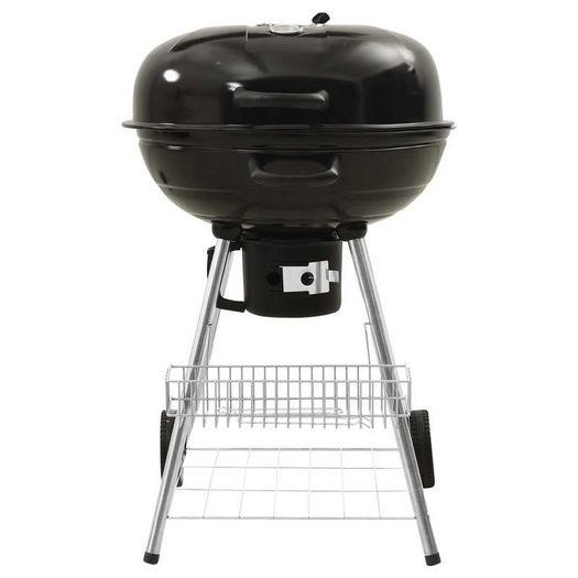 Kettle Charcoal BBQ Grill 73x58x96 cm Steel