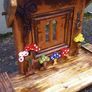 Rustic Fairy Door Floating Shelf Image 9