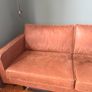 WOOOD Rodeo 3 Seater Sofa + Matching Pouf, Cognac Image 4