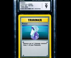 Potion 94/102 1999-2000 CGC 9 Mint Graded Common WOTC Base Set 1999 Pokemon Card Vintage 4th Print