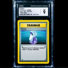 Potion 94/102 1999-2000 CGC 9 Mint Graded Common WOTC Base Set 1999 Pokemon Card Vintage 4th Print