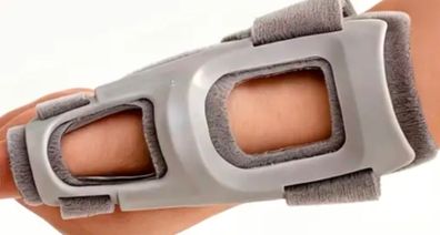 Wrist thumb support breathable grey