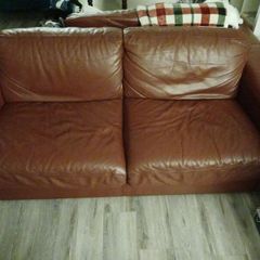 leather sofa