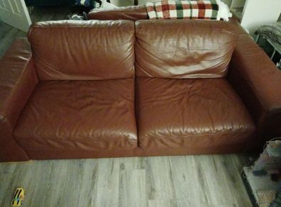leather sofa