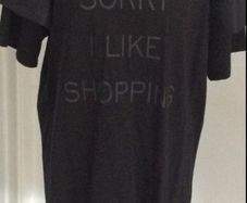 top  bnwt Georgia & John premium brand logo top with ruffled shoulders size medium