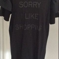 top  bnwt Georgia & John premium brand logo top with ruffled shoulders size medium