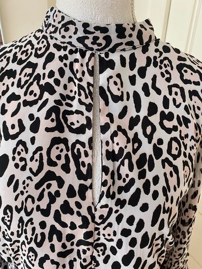 Sosander Leopard Print & Flare Dress