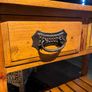 Heritage pine console table Image 7