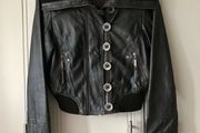 River Island leather jacket , uk 12