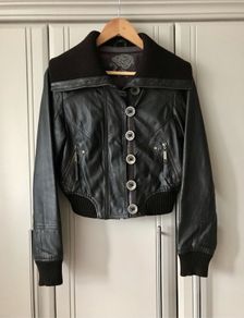 River Island leather jacket , uk 12