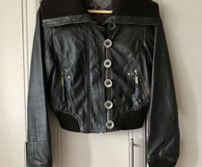 River Island leather jacket , uk 12