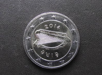 2014 Ireland UNC 2 Euro coin