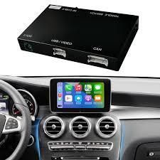 Wireless CarPlay Android Auto Decoder For Mercedes Benz NTG4.5 NTG5.0 W178 W117 W156 W203 W205 W207 W212 BT AUX GPS Car Module