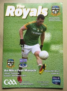 2017 Meath v Fermanagh - GAA Allianz Football League Programme