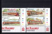 1993 Isle of Man Centenary of Manx Electric Railway Commemorative Stamps Fine Used